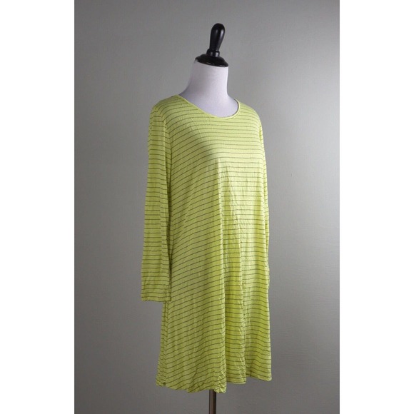 COMFY USA NWT $89 Crinkle Soft Stretch Sun Striped Tunic Top Size Small - Picture 2 of 6